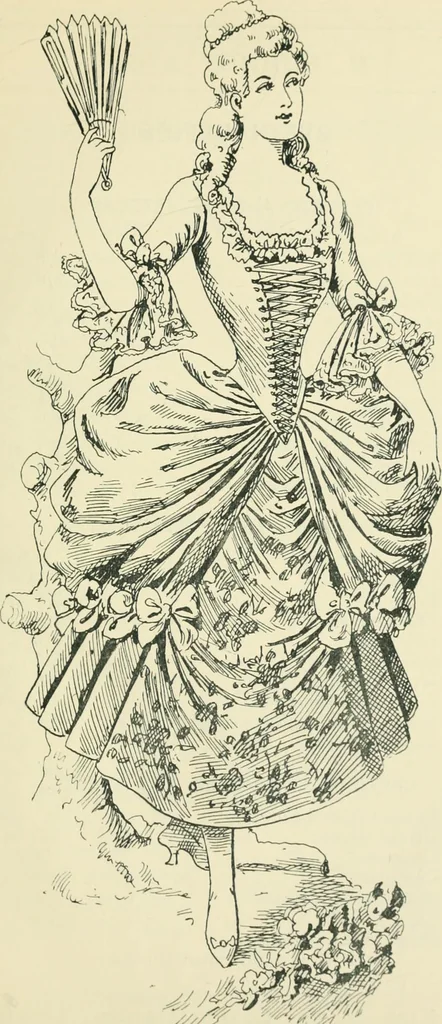 An illustration from Thirty original sketches for fancy costumes : specially drawn, from our suggestions, by R. L. Bööcke, 1894, leaf 72