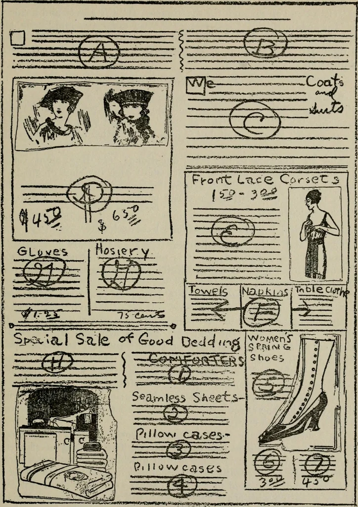 An illustration from Thirty practical lessons in advertising and selling .., 1921, leaf 24
