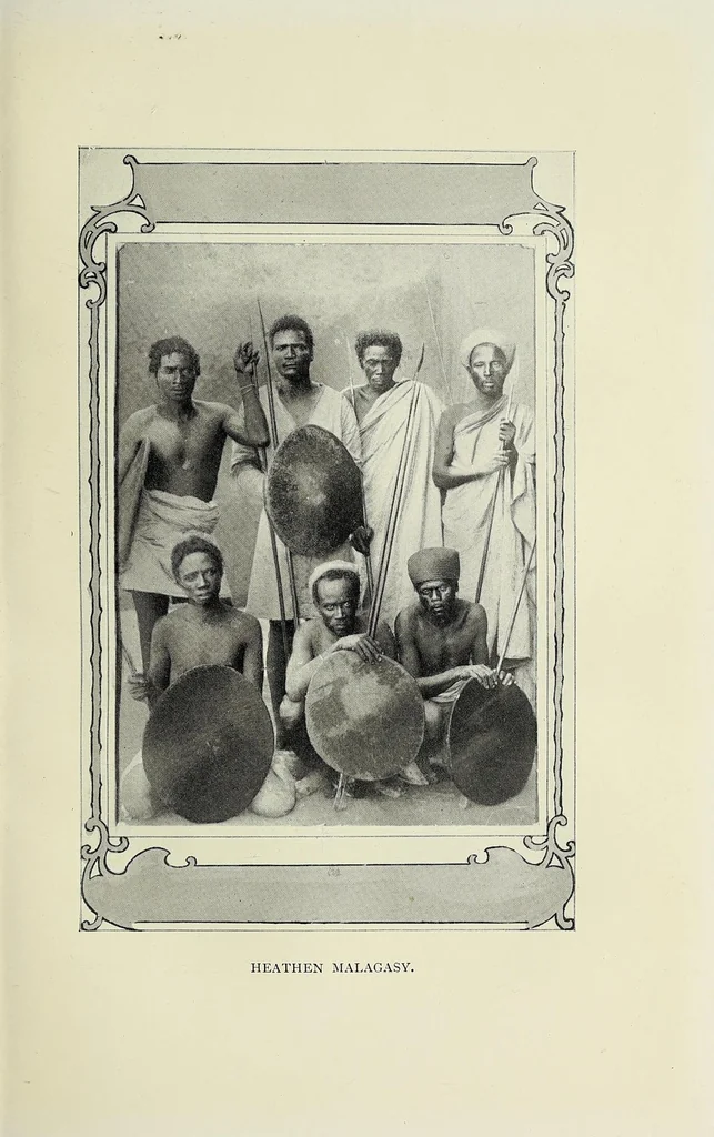 An illustration from Thirty years in Madagascar, 1904, leaf 135