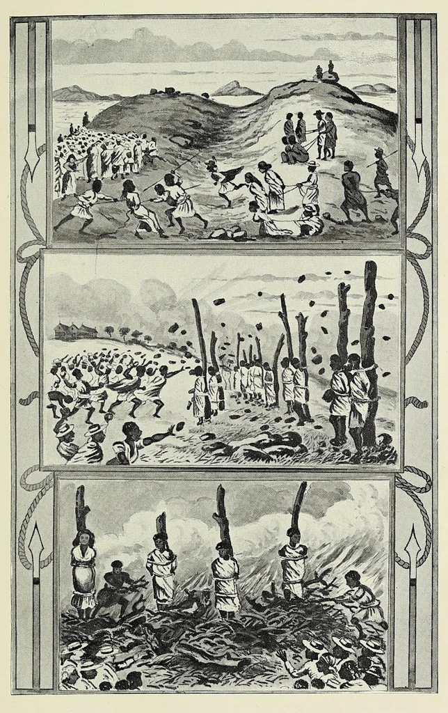 An illustration from Thirty years in Madagascar, 1904, leaf 77