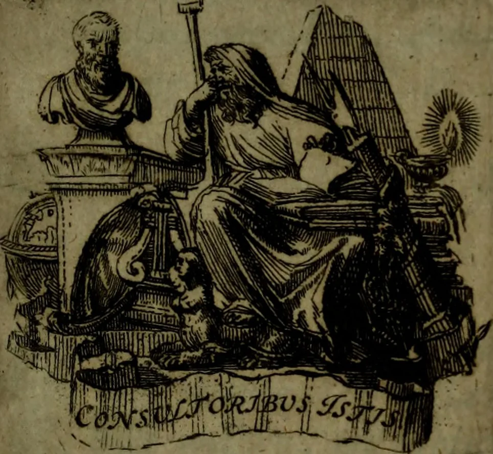 An illustration from Thomae Bartholini De armillis veterum schedion : accessit Olai Wormii De aureo cornu Danico ad Licetum responsio, 1676, leaf 2