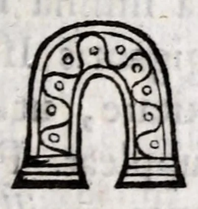 An illustration from Thomae Bartholini De armillis veterum schedion ; accessit Olai Wormii De aureo cornu Danico ad Licetum responsio, 1676, leaf 79