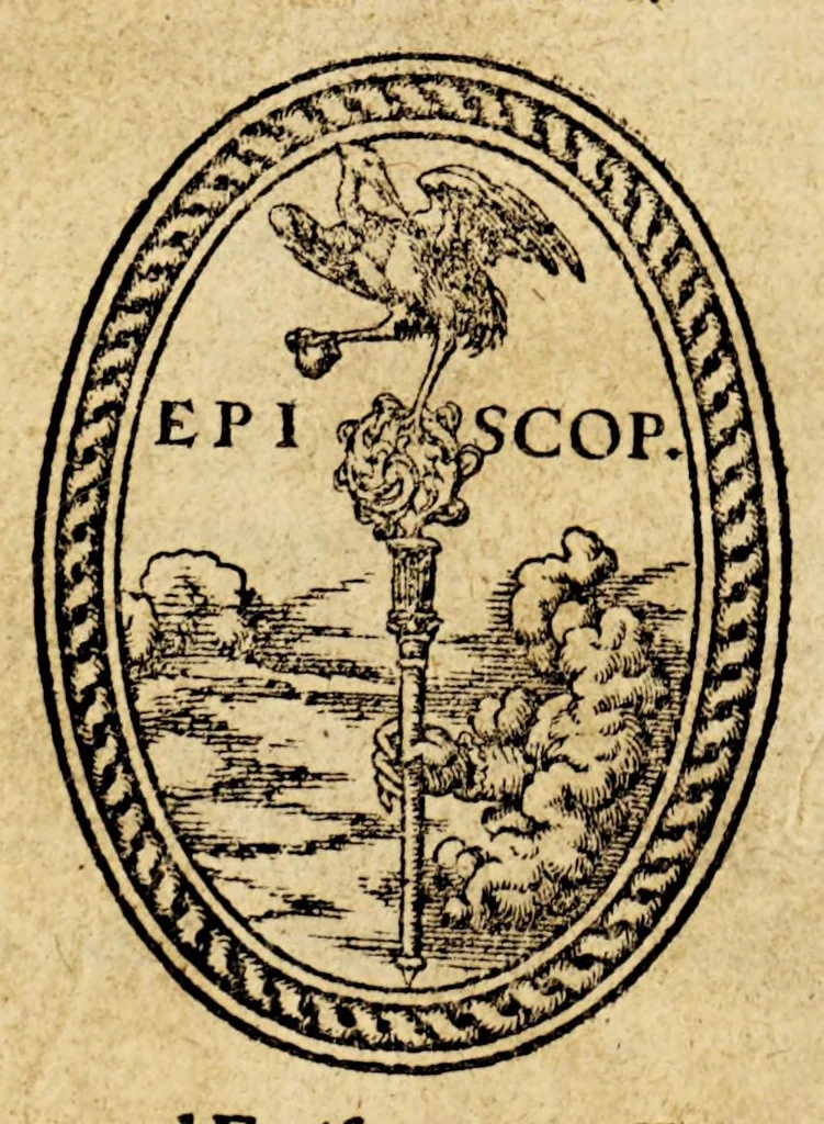 An illustration from Thomae Mori, Angliae ornamenti eximii, Lucubrationes, ab innumeris mendis repurgatæ. ... : Quibus additæ sunt duæ aliorum epistolæ, de uita, moribus & morte Mori, adiuncto rerum notabilium indice, 1563, leaf 7