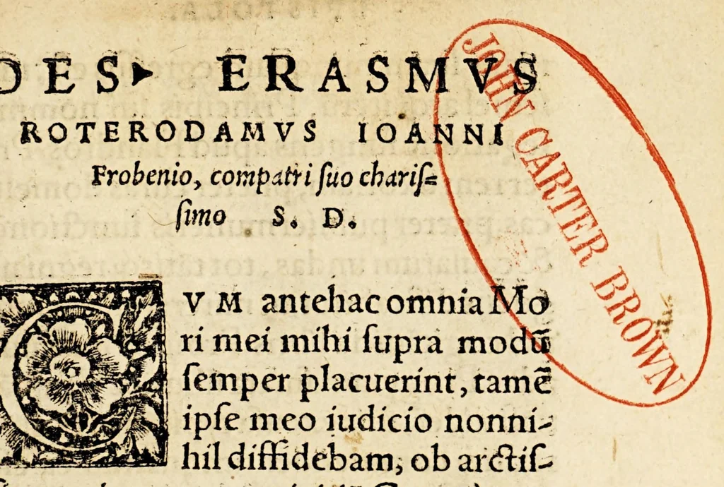 An illustration from Thomae Mori, Angliae ornamenti eximii, Lucubrationes, ab innumeris mendis repurgatæ. ... : Quibus additæ sunt duæ aliorum epistolæ, de uita, moribus & morte Mori, adiuncto rerum notabilium indice, 1563, leaf 9