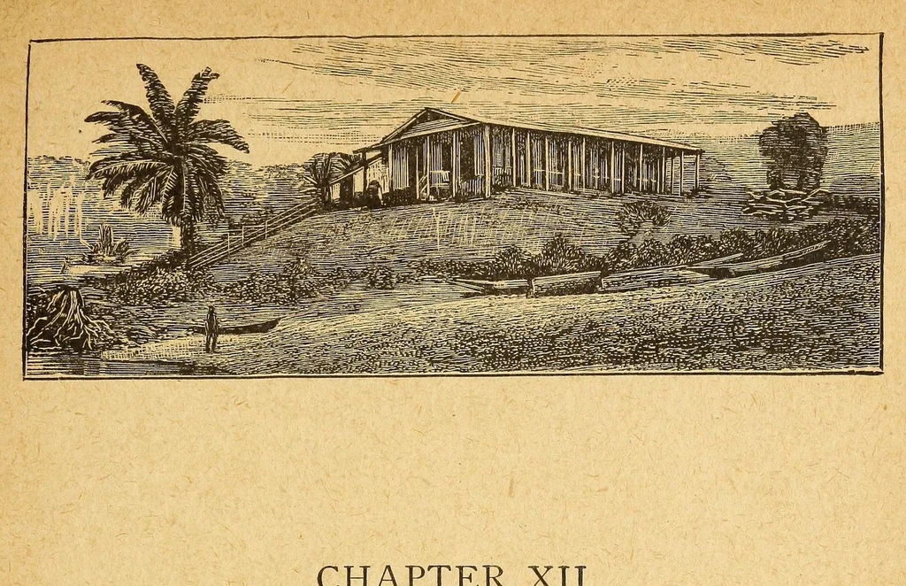 An illustration from Thomas J. Comber; missionary pioneer to the Congo, 1887, leaf 155