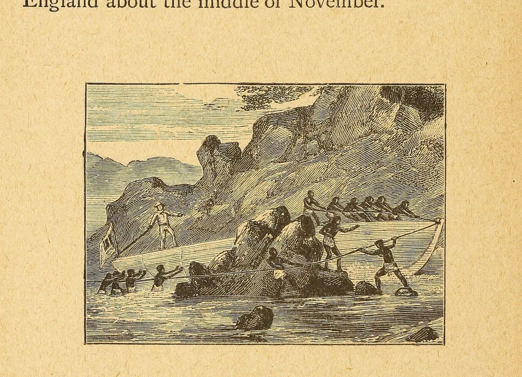 An illustration from Thomas J. Comber; missionary pioneer to the Congo, 1887, leaf 84