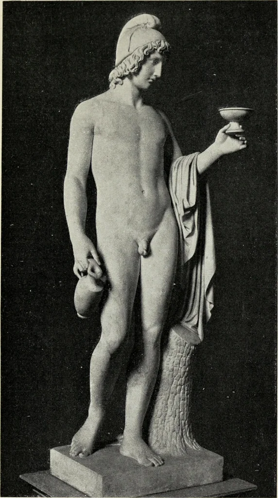An illustration from Thorvaldsens Museum, 1906, leaf 10
