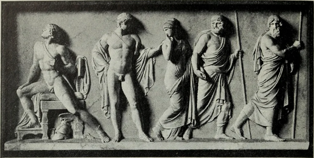 An illustration from Thorvaldsens Museum, 1906, leaf 19
