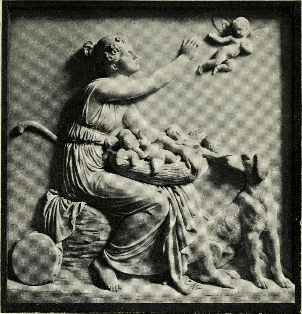 An illustration from Thorvaldsens Museum, 1906, leaf 54