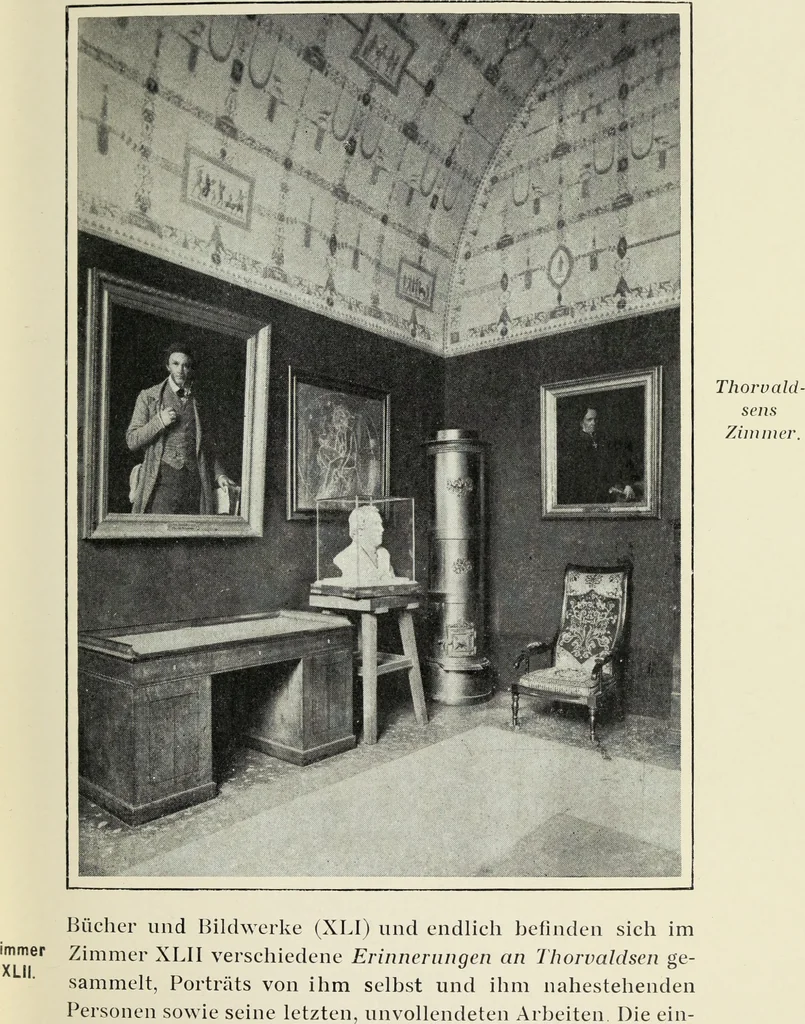 An illustration from Thorvaldsens Museum, 1906, leaf 64