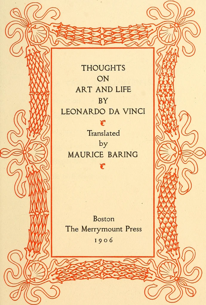 An illustration from Thoughts on art and life, 1906, leaf 12