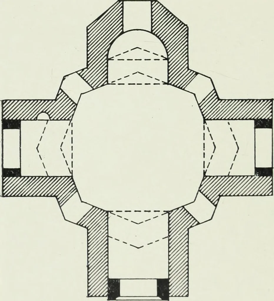 An illustration from The thousand and one churches, 1919, leaf 115