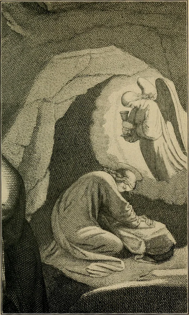 An illustration from The Three Archangels and the guardian angels in art, 1899, leaf 104