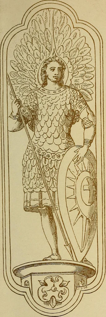 An illustration from The Three Archangels and the guardian angels in art, 1899, leaf 6