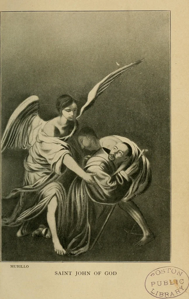 An illustration from The Three Archangels and the guardian angels in art, 1899, leaf 68