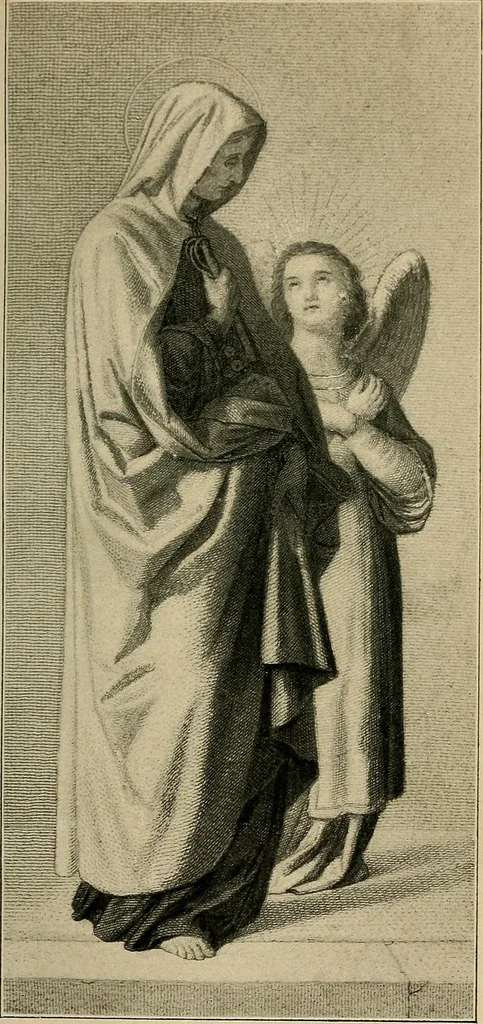 An illustration from The Three Archangels and the guardian angels in art, 1899, leaf 72