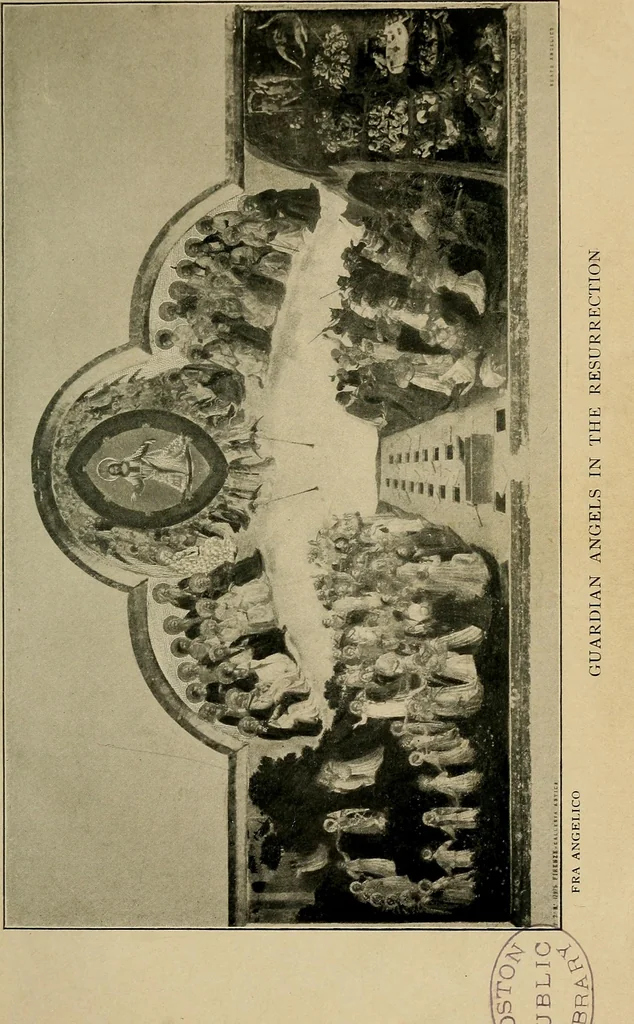 An illustration from The Three Archangels and the guardian angels in art, 1899, leaf 80