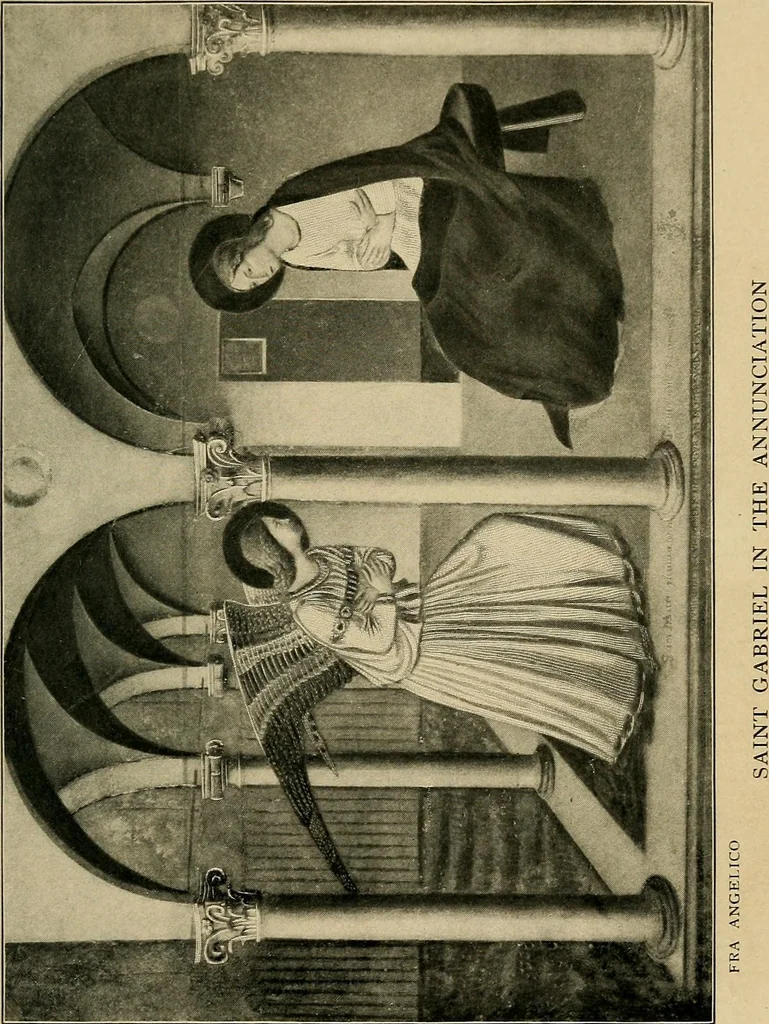 An illustration from The Three Archangels and the guardian angels in art, 1899, leaf 96