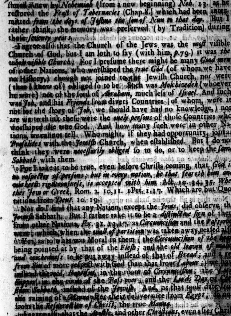 An illustration from A threefold treatise of the Sabbath, distinctly divided into the patriarchall, Mosaicall, Christian Sabbath for the better clearning and manifestation of the truth in this controversie concerning the weekly Sabbath, 1641, leaf 225