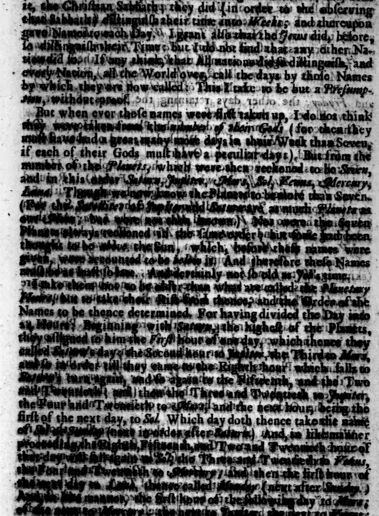 An illustration from A threefold treatise of the Sabbath, distinctly divided into the patriarchall, Mosaicall, Christian Sabbath for the better clearning and manifestation of the truth in this controversie concerning the weekly Sabbath, 1641, leaf 229