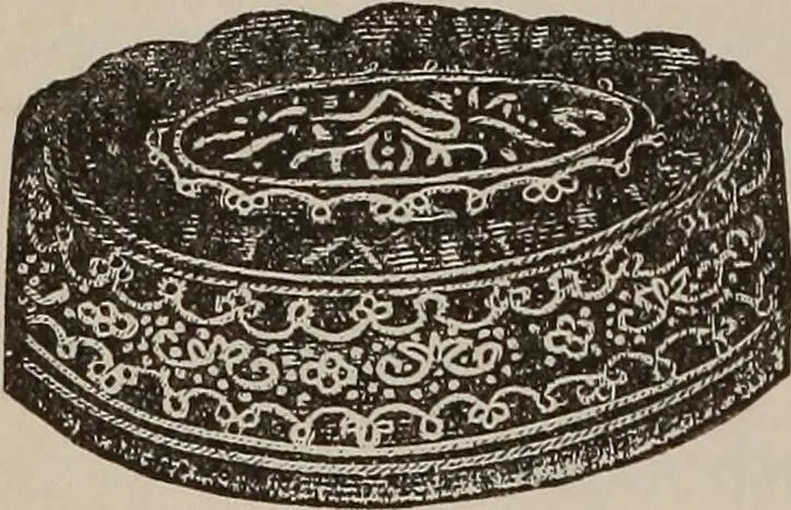 An illustration from Three hundred decorative and fancy articles for presents, fairs, etc., etc. ; with directions for making : and nearly one hundred decorative designs, 1885, leaf 121