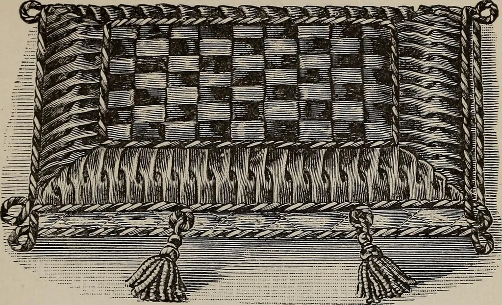 An illustration from Three hundred decorative and fancy articles for presents, fairs, etc., etc. ; with directions for making : and nearly one hundred decorative designs, 1885, leaf 124