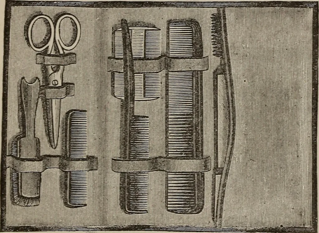 An illustration from Three hundred decorative and fancy articles for presents, fairs, etc., etc. ; with directions for making : and nearly one hundred decorative designs, 1885, leaf 134