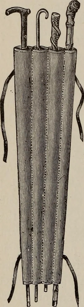 An illustration from Three hundred decorative and fancy articles for presents, fairs, etc., etc. ; with directions for making : and nearly one hundred decorative designs, 1885, leaf 143