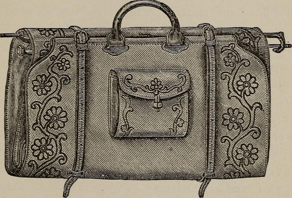 An illustration from Three hundred decorative and fancy articles for presents, fairs, etc., etc. ; with directions for making : and nearly one hundred decorative designs, 1885, leaf 144