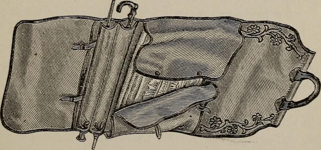 An illustration from Three hundred decorative and fancy articles for presents, fairs, etc., etc. ; with directions for making : and nearly one hundred decorative designs, 1885, leaf 144