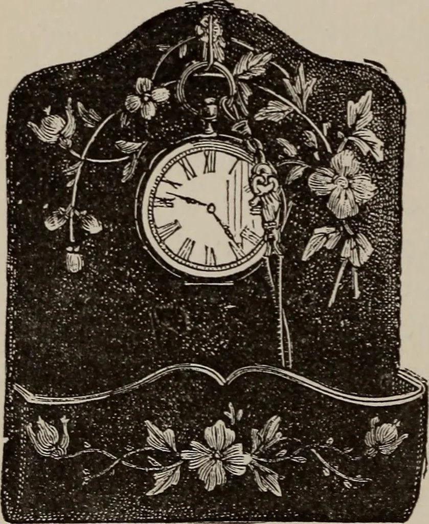 An illustration from Three hundred decorative and fancy articles for presents, fairs, etc., etc. ; with directions for making : and nearly one hundred decorative designs, 1885, leaf 153