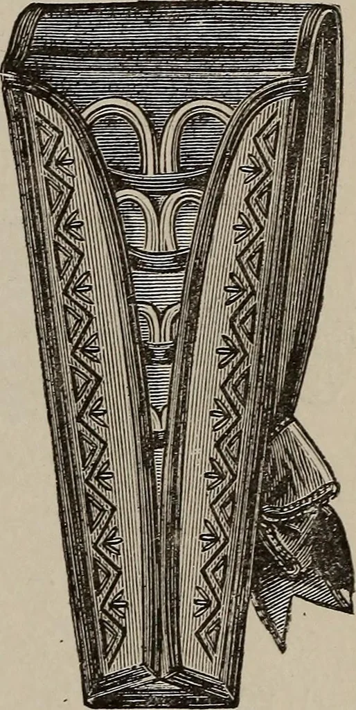 An illustration from Three hundred decorative and fancy articles for presents, fairs, etc., etc. ; with directions for making : and nearly one hundred decorative designs, 1885, leaf 164