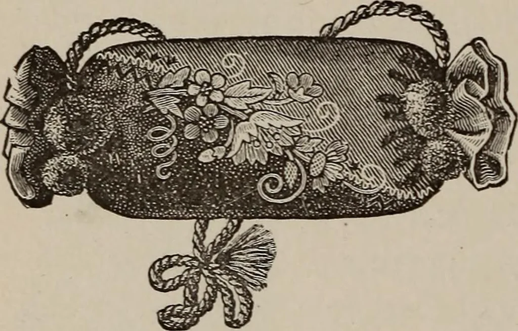 An illustration from Three hundred decorative and fancy articles for presents, fairs, etc., etc. ; with directions for making : and nearly one hundred decorative designs, 1885, leaf 165