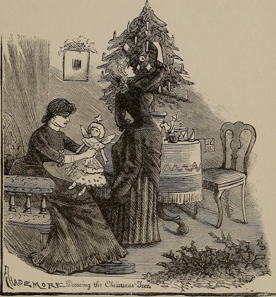 An illustration from Three hundred decorative and fancy articles for presents, fairs, etc., etc. ; with directions for making : and nearly one hundred decorative designs, 1885, leaf 204