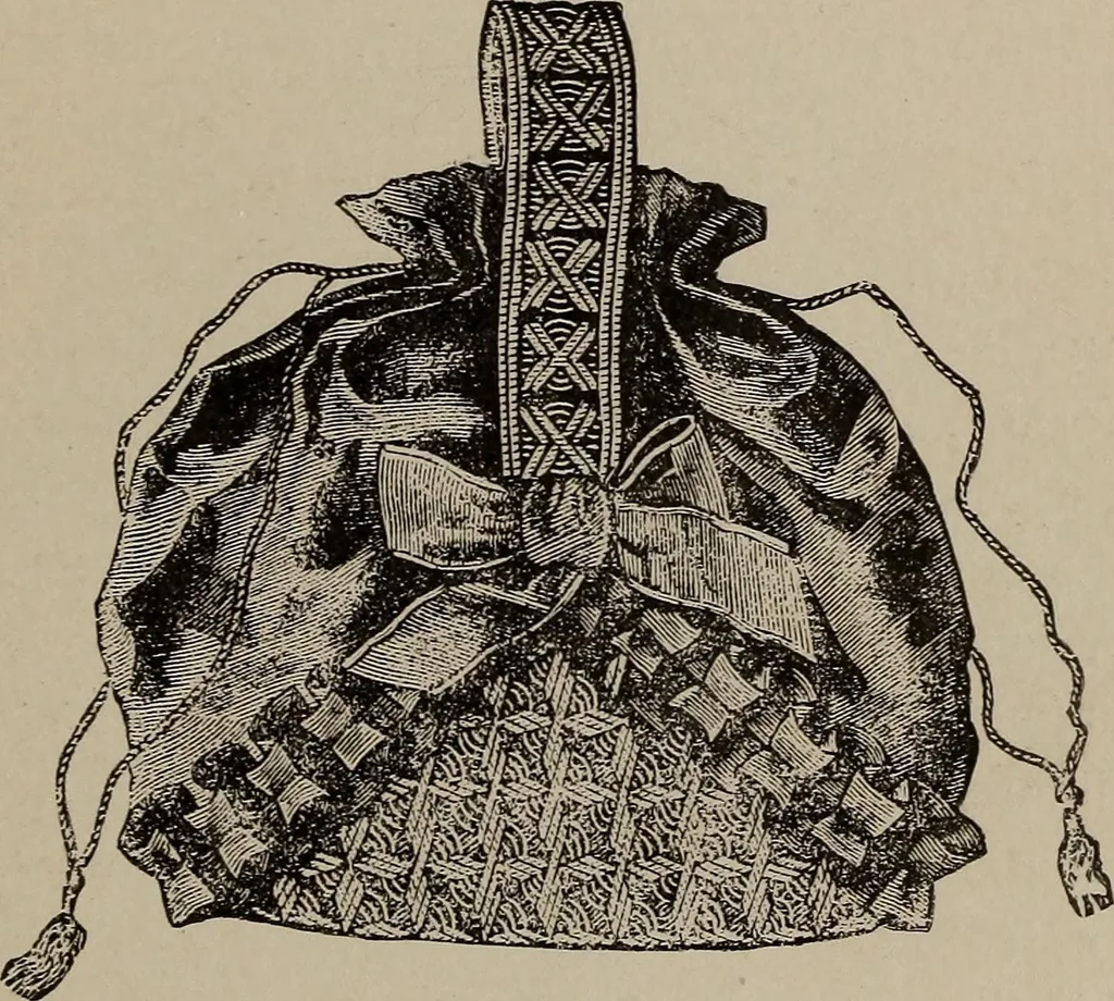 An illustration from Three hundred decorative and fancy articles for presents, fairs, etc., etc. ; with directions for making : and nearly one hundred decorative designs, 1885, leaf 24