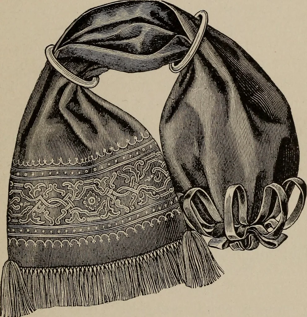 An illustration from Three hundred decorative and fancy articles for presents, fairs, etc., etc. ; with directions for making : and nearly one hundred decorative designs, 1885, leaf 26