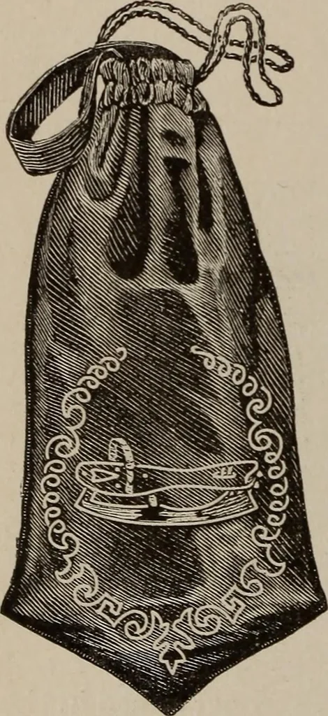 An illustration from Three hundred decorative and fancy articles for presents, fairs, etc., etc. ; with directions for making : and nearly one hundred decorative designs, 1885, leaf 31