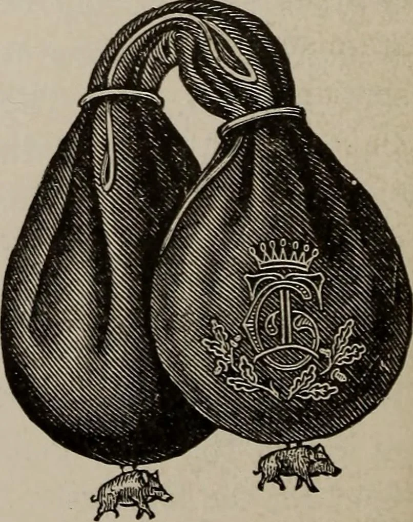 An illustration from Three hundred decorative and fancy articles for presents, fairs, etc., etc. ; with directions for making : and nearly one hundred decorative designs, 1885, leaf 93