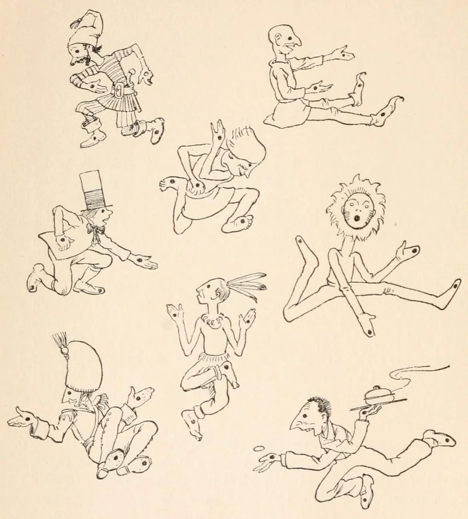 An illustration from Three hundred games and pastimes, or, What shall we do now? : a book of suggestions for children's games and employments, 1906, leaf 56