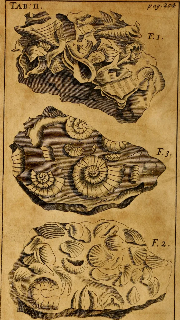 An illustration from Three physico-theological discourses : concerning: I. The primitive chaos and creation of the world ; II. The general deluge, its causes and effects ; III. The dissolution of the world and future conflagration .., 1713, leaf 245