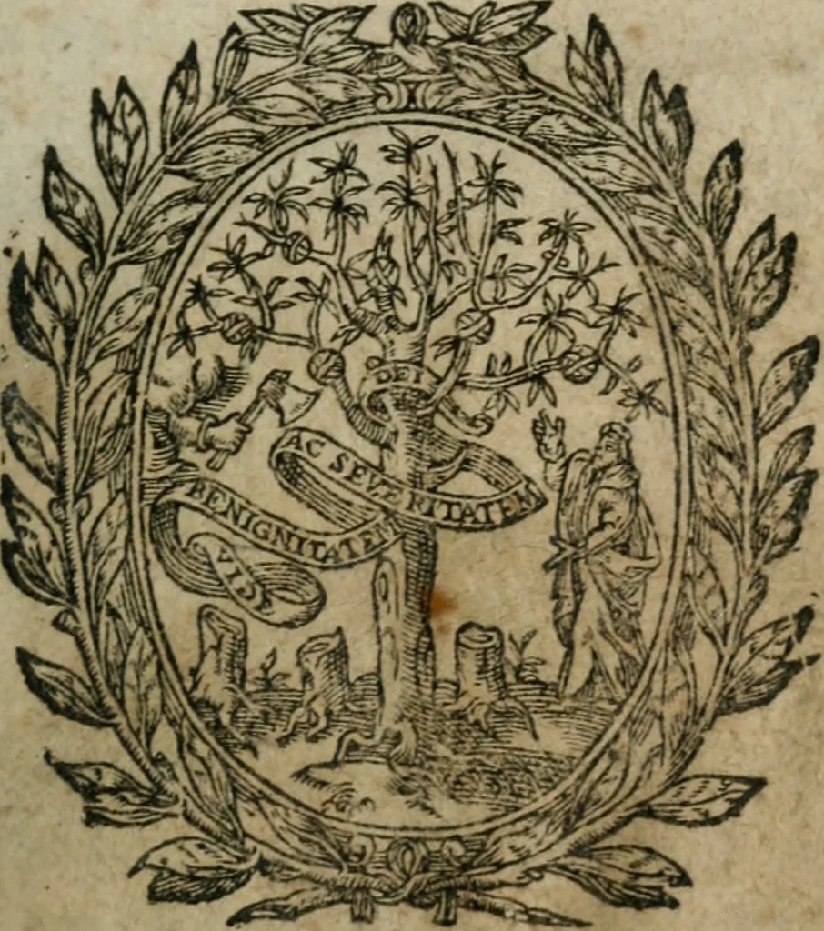 An illustration from Thresor d'histoires admirables et memorables de nostre temps, recueillies de plusieurs autheurs, memoires, & avis de divers endroits, 1610, leaf 4