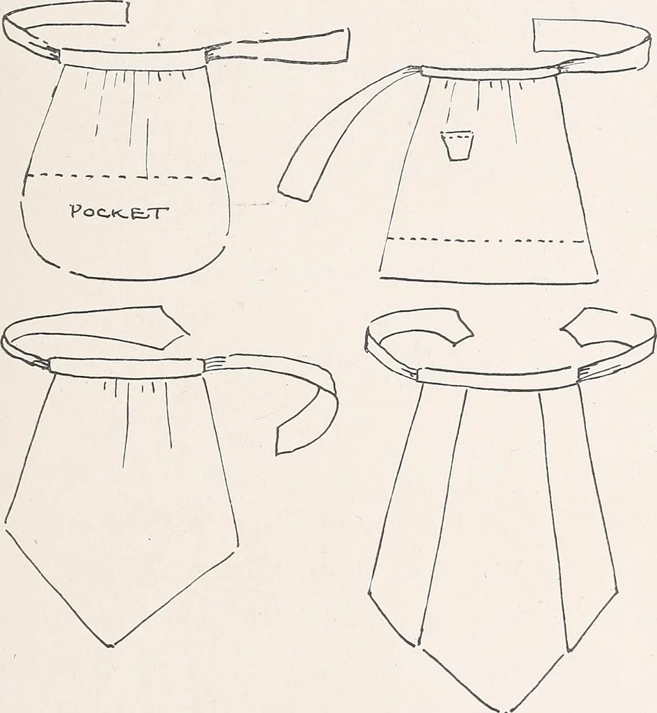 An illustration from Thrift clothing. by Mrs. Anna Hedges Talbot ... with contributions by Mettie B. Hills ... Laura M. Weisner, 1918, leaf 14