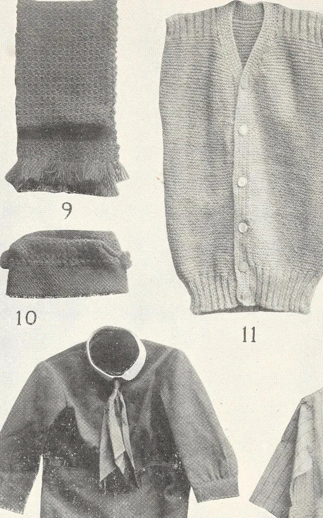 An illustration from Thrift clothing. by Mrs. Anna Hedges Talbot ... with contributions by Mettie B. Hills ... Laura M. Weisner, 1918, leaf 5