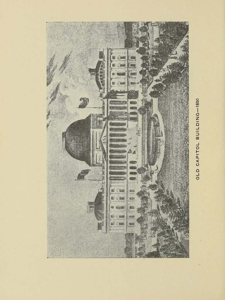 An illustration from Thrilling story of the wonderful Capitol Building and its marvelous decorations, 1912, leaf 10