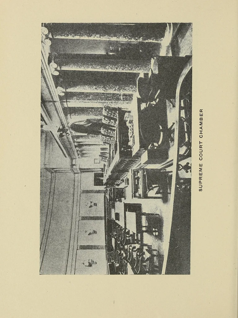An illustration from Thrilling story of the wonderful Capitol Building and its marvelous decorations, 1912, leaf 30