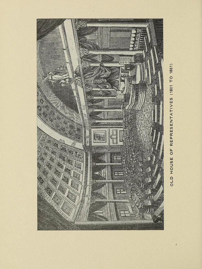 An illustration from Thrilling story of the wonderful Capitol Building and its marvelous decorations, 1912, leaf 50