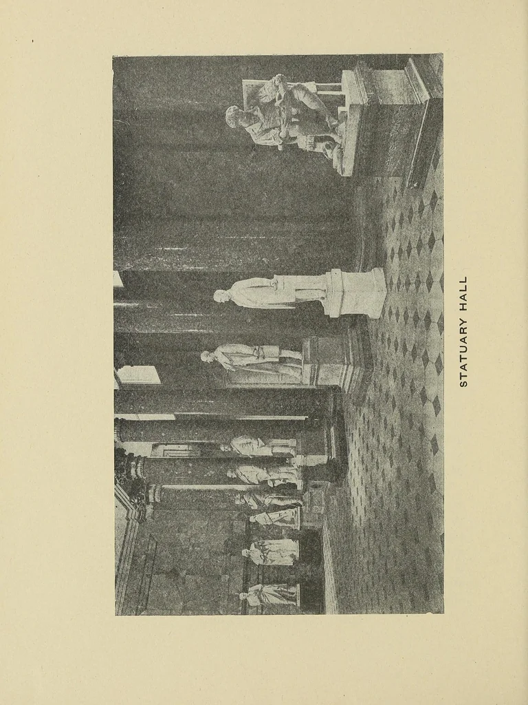 An illustration from Thrilling story of the wonderful Capitol Building and its marvelous decorations, 1912, leaf 60