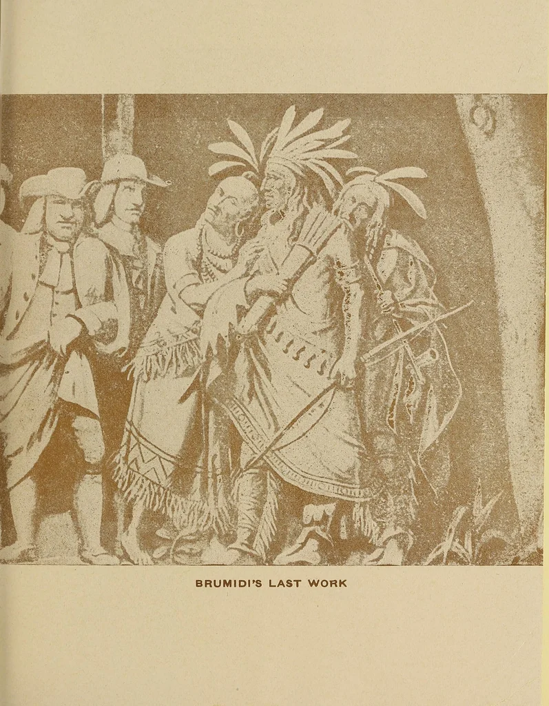 An illustration from Thrilling story of the wonderful Capitol Building and its marvelous decorations, 1912, leaf 71