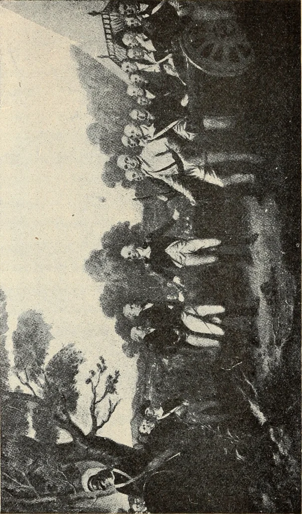 An illustration from Thrilling story of the wonderful Capitol Building and its marvelous decorations, 1912, leaf 13