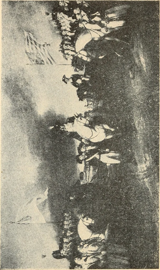 An illustration from Thrilling story of the wonderful Capitol Building and its marvelous decorations, 1912, leaf 15